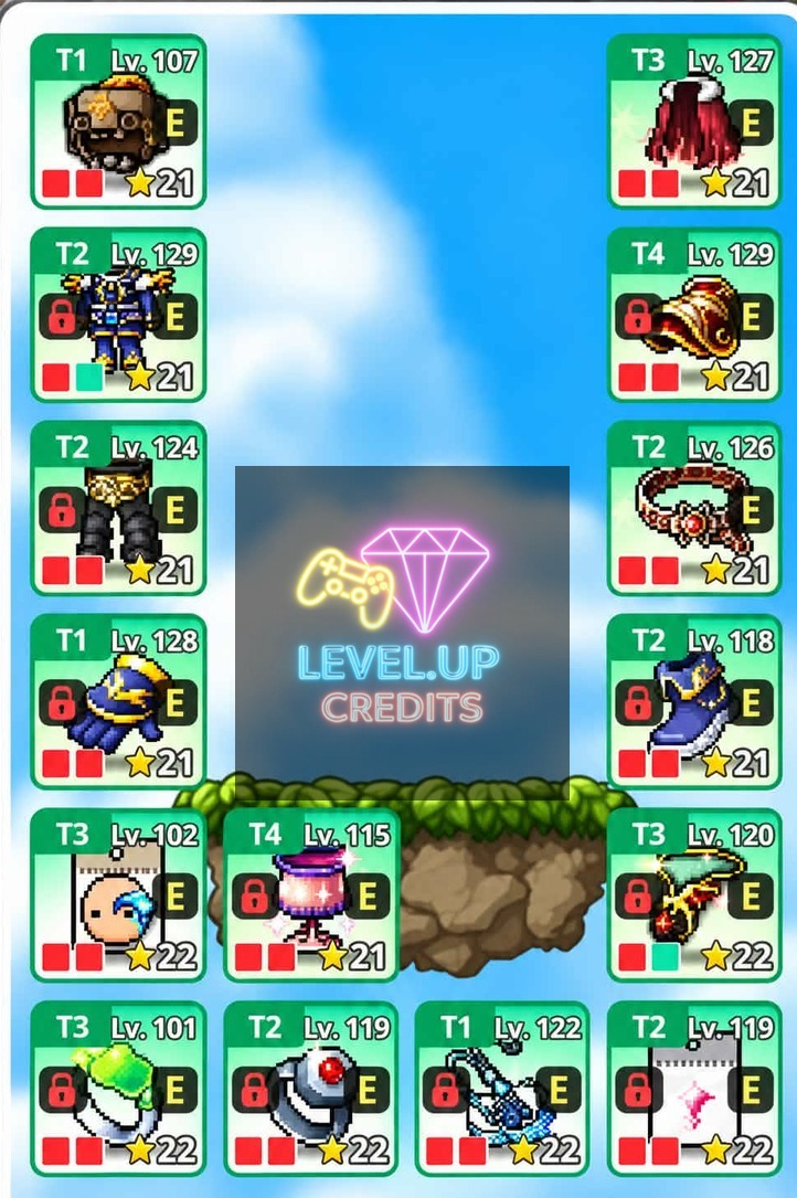 [END-GAME LEVIATHAN ACCOUNT] MapleStory Idle RPG 8AB CP Aquila 1 [STR class]