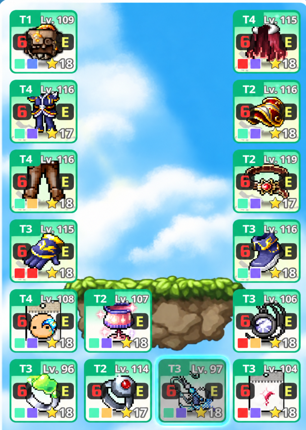 MapleStory Idle RPG 10aa CP Aquila 1 [DEX class]