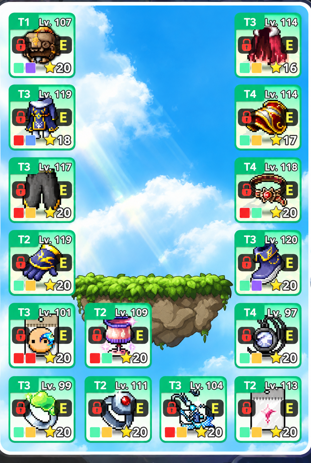 MapleStory Idle RPG 100AA CP Aquila 1 [INT class]